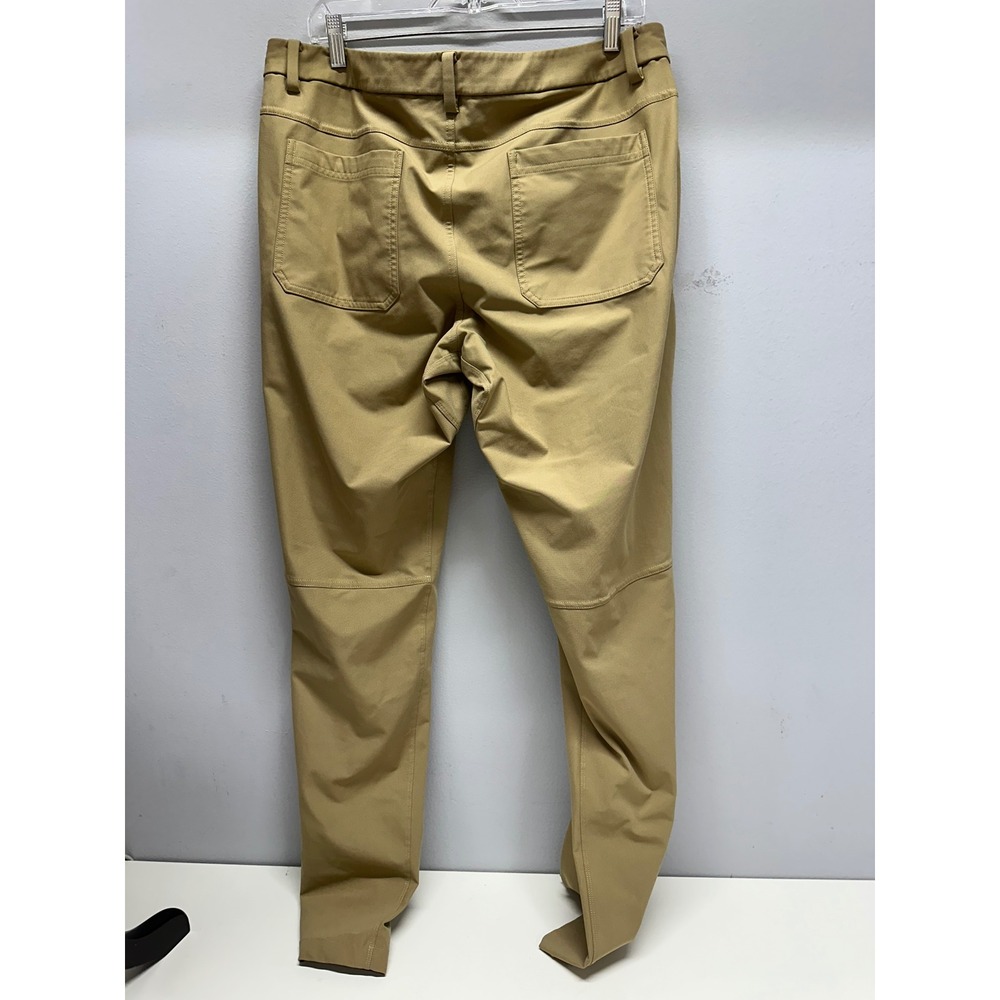 Lululemon ABC Pant Classic Fit Warpstreme Tan Khaki Mens 36x33 Five Pocket - Picture 5 of 7